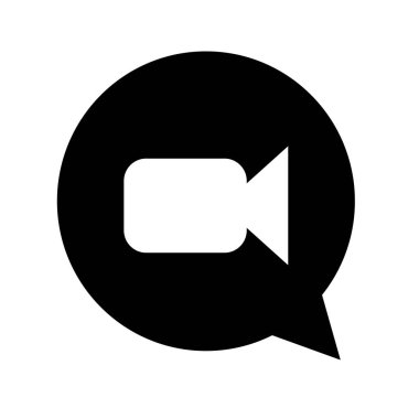 Sohbet simgesi illüstrasyon vektörü çizimi