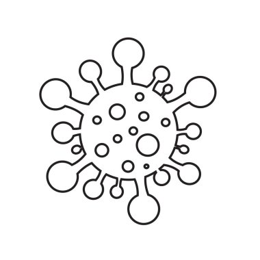 Coronavirus simgesi, COVID-19 Vektör Simgesi