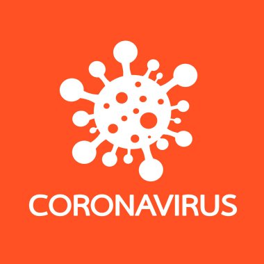 Coronavirus simgesi, COVID-19 Vektör Simgesi