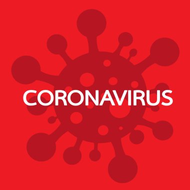 Coronavirus simgesi, COVID-19 Vektör Simgesi