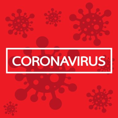 Coronavirus simgesi, COVID-19 Vektör Simgesi