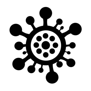 Coronavirus simgesi, COVID-19 Vektör Simgesi