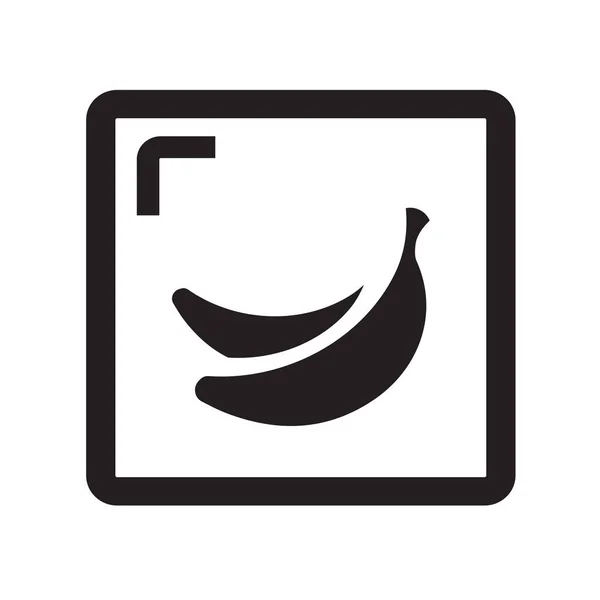 简单的香蕉图标设计 — 图库矢量图片