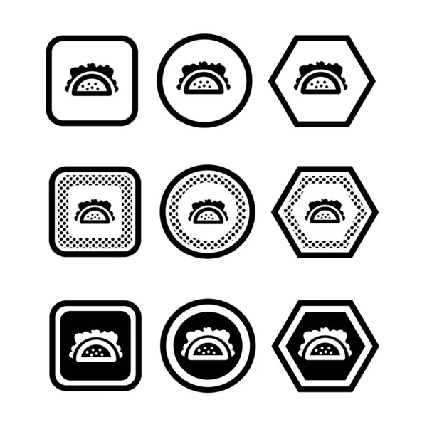 Diseño Signo Icono Vegetal Simple — Vector de stock