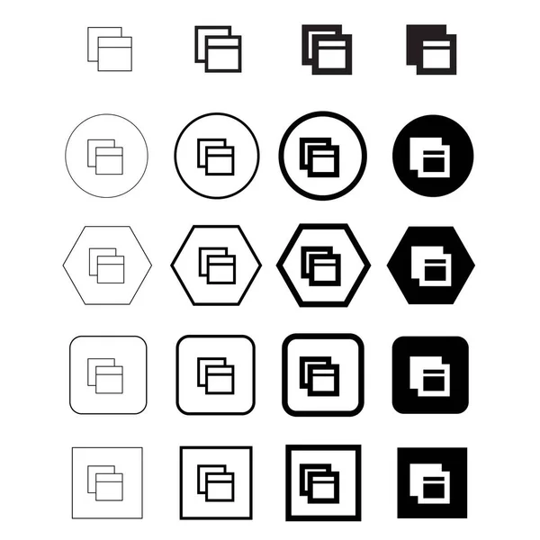 Diseño Simple Signo Icono Ventana Abierta — Archivo Imágenes Vectoriales