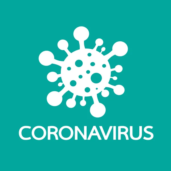 Ikon Coronavirus Ikon Covid Vektor - Stok Vektor