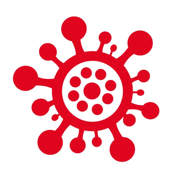 Icône Coronavirus Icône Vectorielle Covid — Image vectorielle