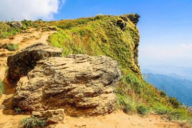 Phu Chi fa Ulusal Parkı. Chiang Rai Eyaleti, Tayland 