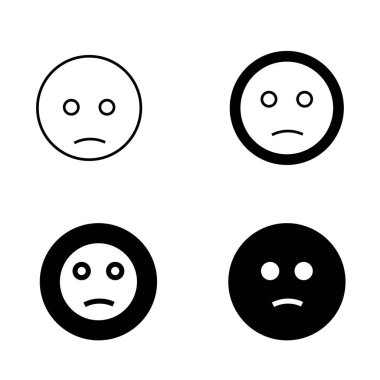 emoji vektör resimleme simgesi