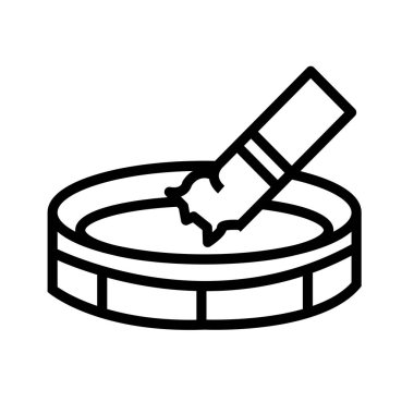 Sigara simgesi Sigara içme işareti yok