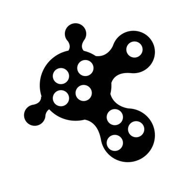 bakteri simgesi vektör illüstrasyonu