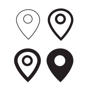 nokta harita pin simgesi 