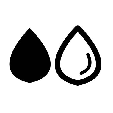 kan damlası ikon vektör illüstrasyonu