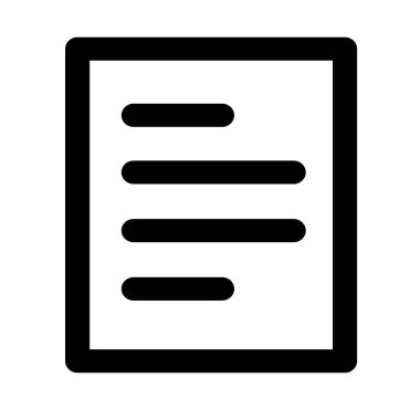 belge simgesi vektör illüstrasyonu