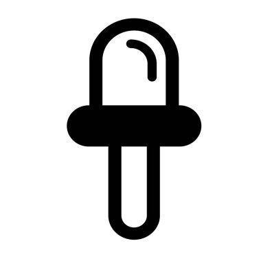 Göz damlası ikonu vektör illüstrasyonu