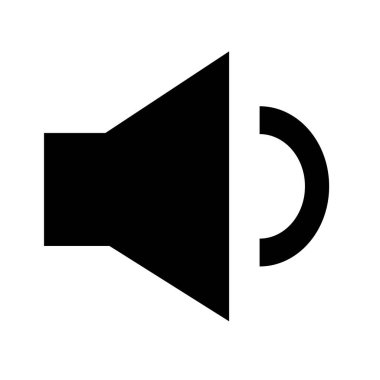 ses simgesi vektör illüstrasyonu