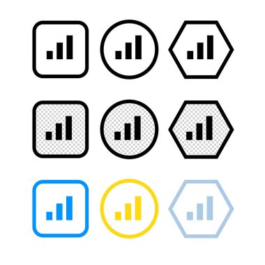 grafik ikonu vektör illüstrasyonu