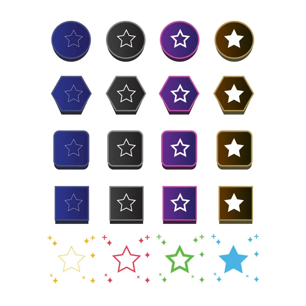 Star Icon Vector Illustration — Stock Vector