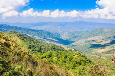 Zirve dağı Chiang Rai Eyaleti, Tayland