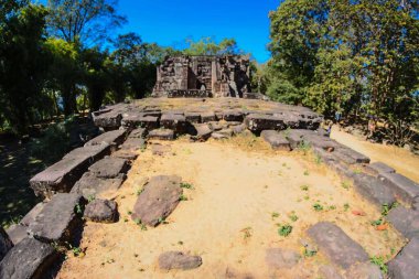 Phra 'nın kalıntıları Po pek tapınağı, Sakon Nakhon, Tayland