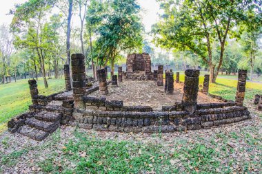 Si Satchanalai Tarih Parkı Sukhothai Tayland