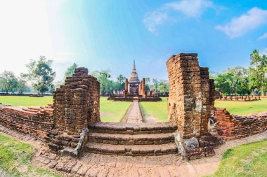 Si Satchanalai Tarih Parkı Sukhothai Tayland