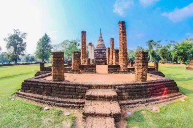 Si Satchanalai Tarih Parkı Sukhothai Tayland