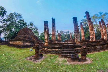 Si Satchanalai Tarih Parkı Sukhothai Tayland