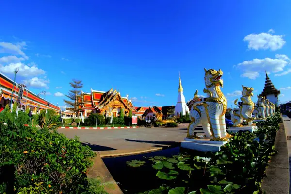 Wat Pratat Choeng Chum Sakon Nakhon Thaïlande — Photo