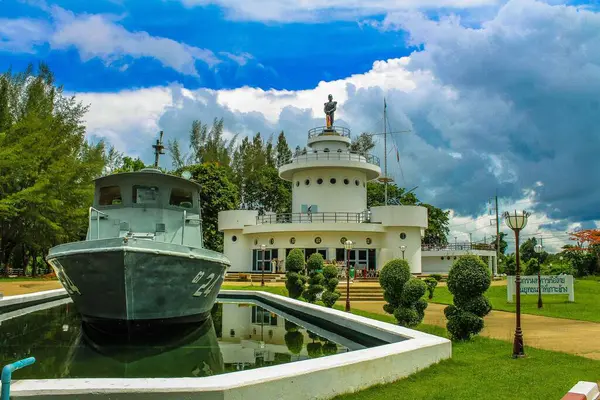 Monumento Alla Battaglia Del Mare Koh Chang Trat Thailandia — Foto Stock