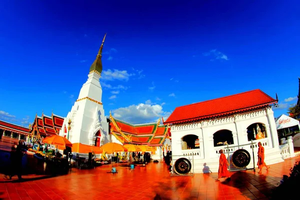 Wat Budynek Tajlandii — Zdjęcie stockowe