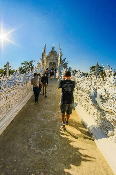 Wat Rong Khun Chiang Rai Thaïlande — Photo