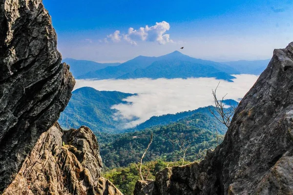 Bergstoppar Chiang Rai Provinsen Thailand — Stockfoto