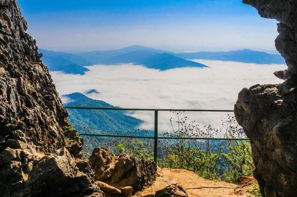 Bergstoppar Chiang Rai Provinsen Thailand — Stockfoto