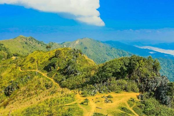 Κορυφή Βουνό Chiang Rai Province Ταϊλάνδη — Φωτογραφία Αρχείου