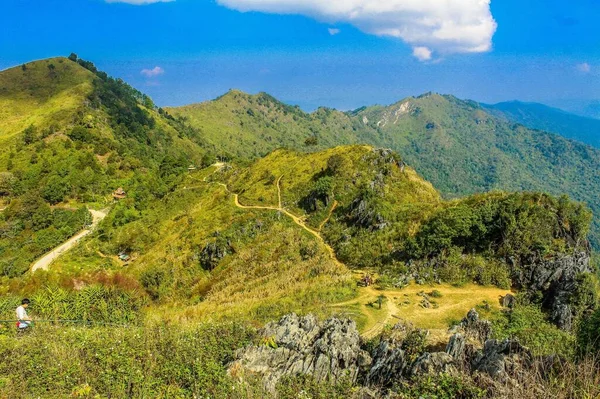 Κορυφή Βουνό Chiang Rai Province Ταϊλάνδη — Φωτογραφία Αρχείου