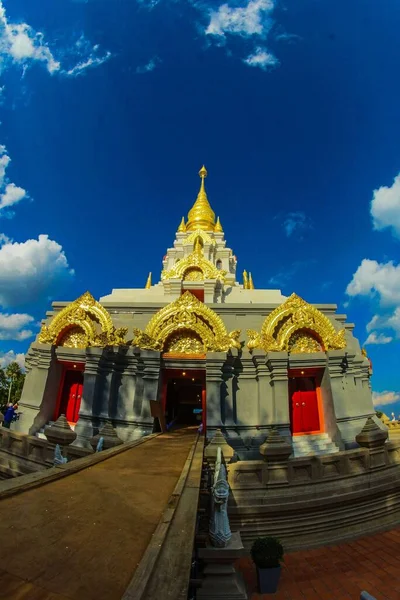 Wat Santikhiri Doi Mae Salong Chiang Rai Tailândia Travel — Fotografia de Stock