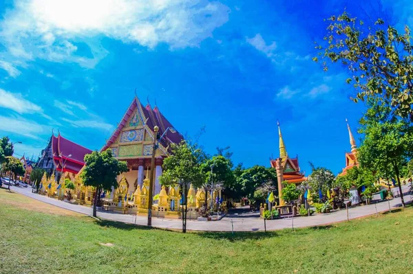 Wat Sri Ubon Rattanaram Tempel Thailand — Stockfoto