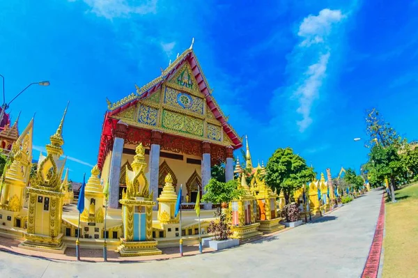 Wat Sri Ubon Rattanaram Templom Thaiföldön — Stock Fotó