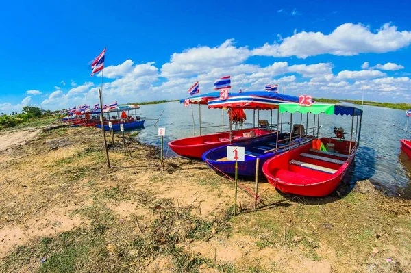 Rote Seerose Udonthani Thailand — Stockfoto