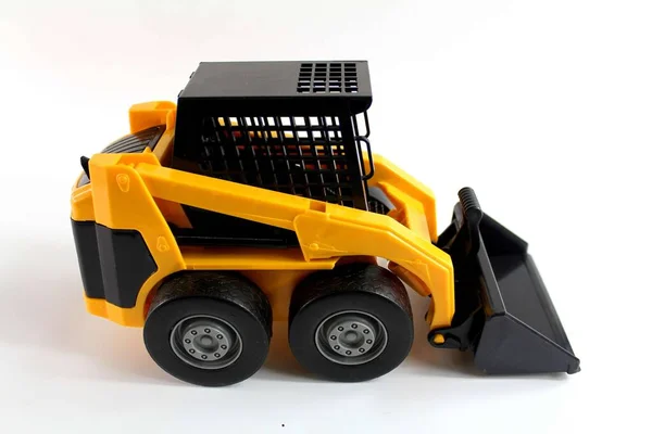 Brinquedo Rastreador Pesado Brinquedo Bulldozer — Fotografia de Stock