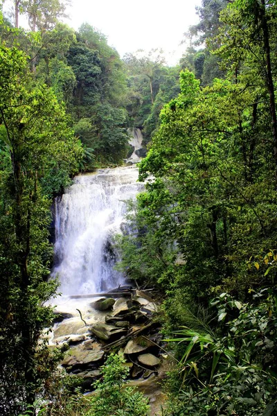 Siripoom Waterfall Doi Inthanon国家公园泰国Chom Thong Chiang Mai — 图库照片