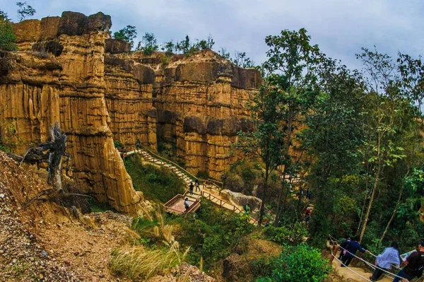 Pha Chor Cliff Stone Doi District Chiang Mai Thailand — Stock Photo, Image