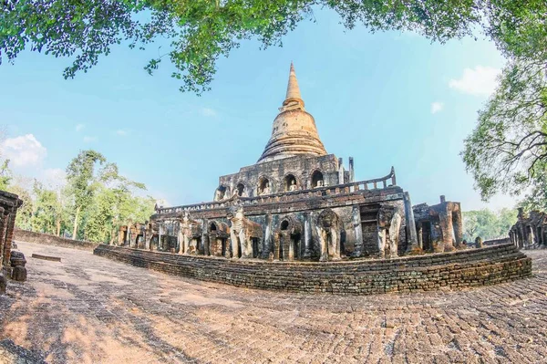 Satchanalai Historical Park Sukhothai Thailand — стокове фото