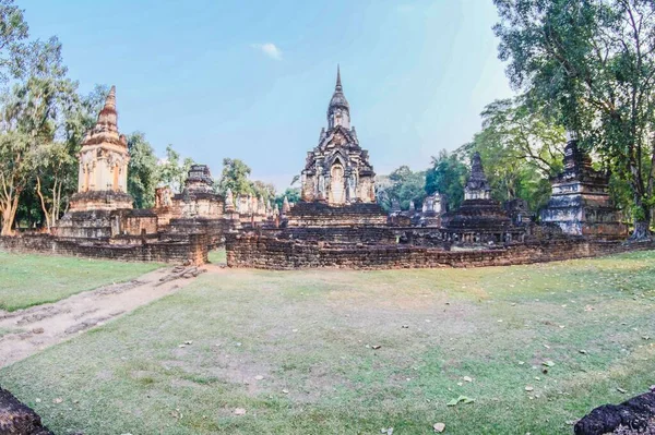 Satchanalai Tarih Parkı Sukhothai Tayland — Stok fotoğraf