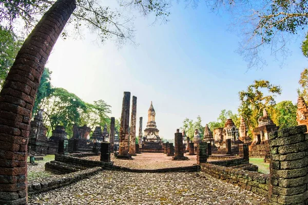 Satchanalai Tarih Parkı Sukhothai Tayland — Stok fotoğraf