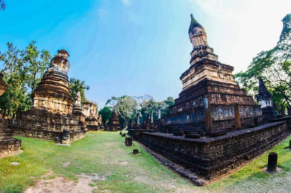 Satchanalai Történelmi Park Sukhothai Thaiföld — Stock Fotó