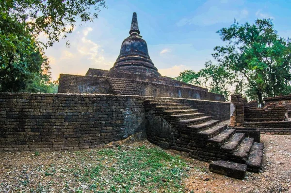 Satchanalai Tarih Parkı Sukhothai Tayland — Stok fotoğraf