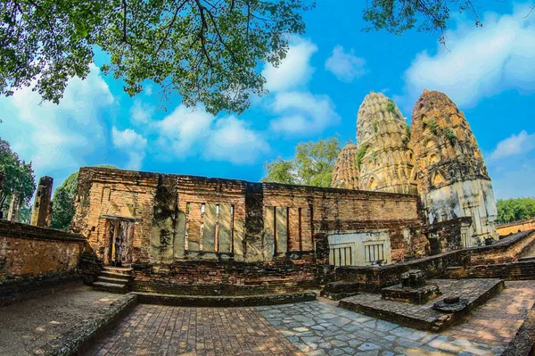 Parque Histórico Sukhothai Província Sukhothai Tailândia — Fotografia de Stock