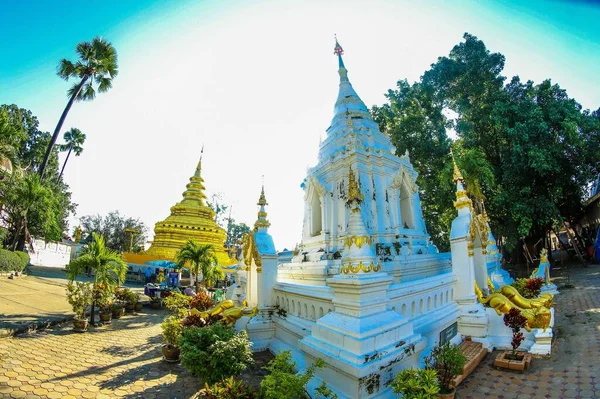 Wat Chiangmai Cidade Tailândia — Fotografia de Stock